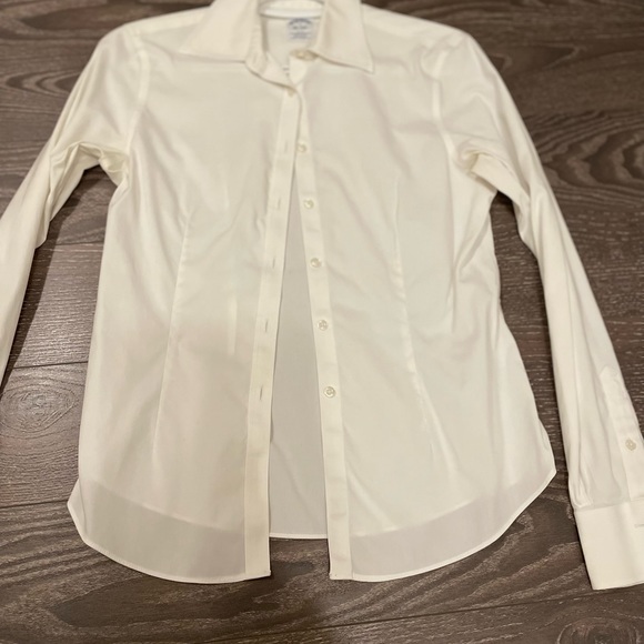 Brooks Brothers White long sleeve button shirt - Picture 3 of 7